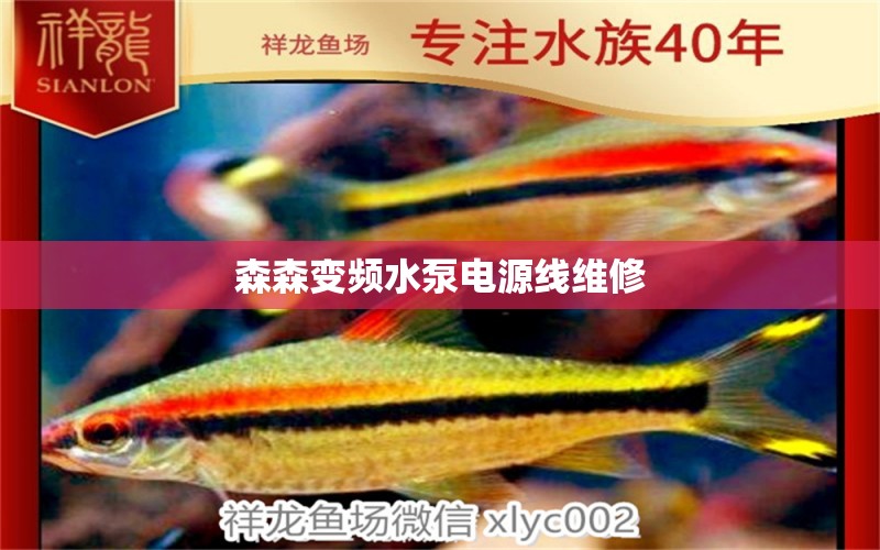 森森變頻水泵電源線維修 森森魚缸 第2張