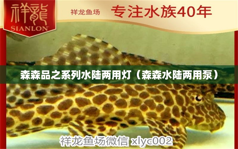 森森品之系列水陸兩用燈（森森水陸兩用泵） 森森魚缸