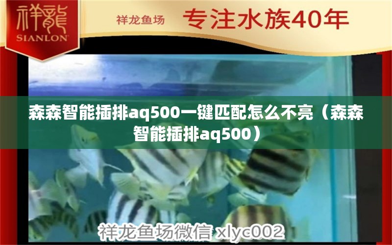 森森智能插排aq500一鍵匹配怎么不亮（森森智能插排aq500） 森森魚缸