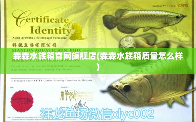 森森水族箱官網(wǎng)旗艦店(森森水族箱質(zhì)量怎么樣) 魚缸/水族箱 第1張