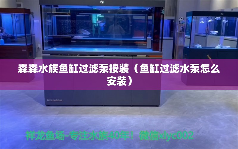 森森水族魚缸過濾泵按裝（魚缸過濾水泵怎么安裝）