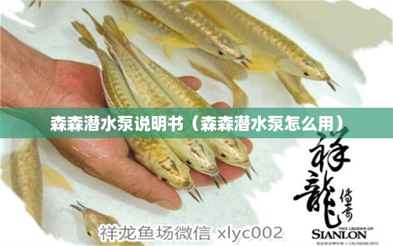 森森潛水泵說明書（森森潛水泵怎么用） 森森魚缸