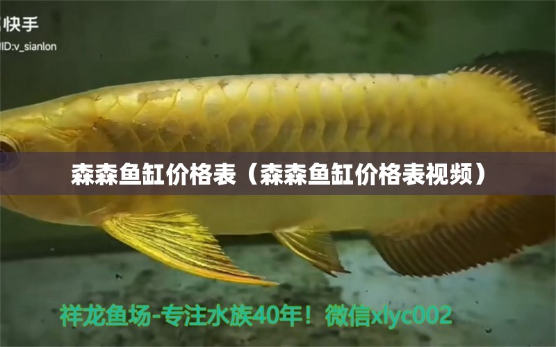 森森魚缸價格表（森森魚缸價格表視頻） iwish愛唯希品牌魚缸