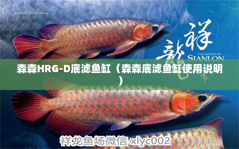 森森HRG-D底濾魚(yú)缸（森森底濾魚(yú)缸使用說(shuō)明） 森森魚(yú)缸