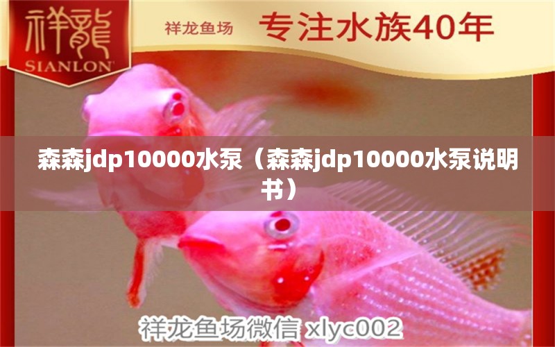 森森jdp10000水泵（森森jdp10000水泵說(shuō)明書）