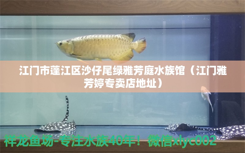 江門市蓬江區(qū)沙仔尾綠雅芳庭水族館（江門雅芳婷專賣店地址）