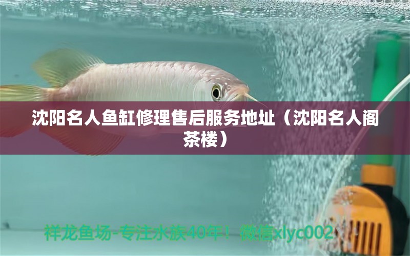 沈陽名人魚缸修理售后服務(wù)地址（沈陽名人閣茶樓）