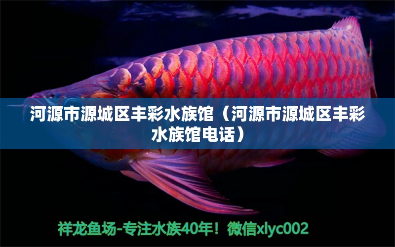 河源市源城區(qū)豐彩水族館（河源市源城區(qū)豐彩水族館電話） 全國水族館企業(yè)名錄