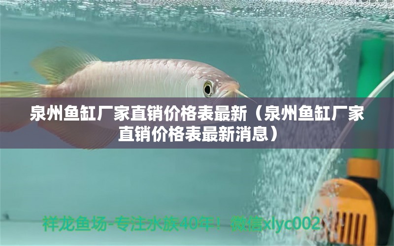 泉州魚缸廠家直銷價格表最新（泉州魚缸廠家直銷價格表最新消息） 祥龍水族醫(yī)院