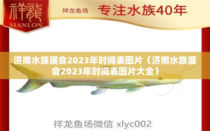 濟(jì)南水族展會(huì)2023年時(shí)間表圖片（濟(jì)南水族展會(huì)2023年時(shí)間表圖片大全）