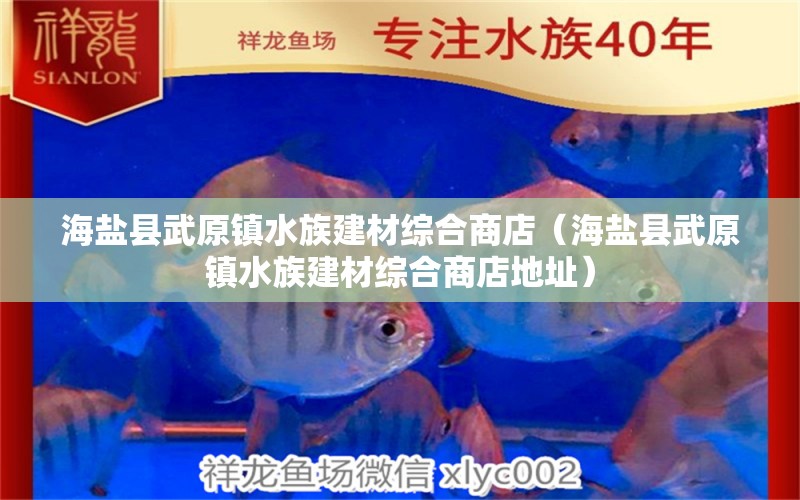 海鹽縣武原鎮(zhèn)水族建材綜合商店（海鹽縣武原鎮(zhèn)水族建材綜合商店地址） 全國水族館企業(yè)名錄