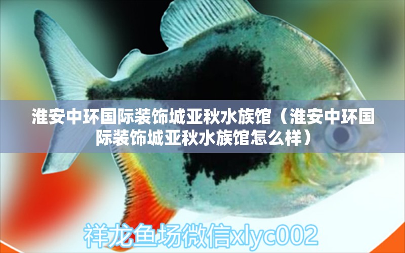 淮安中環(huán)國際裝飾城亞秋水族館（淮安中環(huán)國際裝飾城亞秋水族館怎么樣） 全國水族館企業(yè)名錄