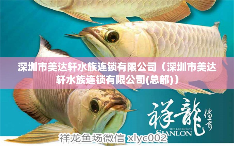 深圳市美達(dá)軒水族連鎖有限公司（深圳市美達(dá)軒水族連鎖有限公司(總部)） 全國(guó)水族館企業(yè)名錄