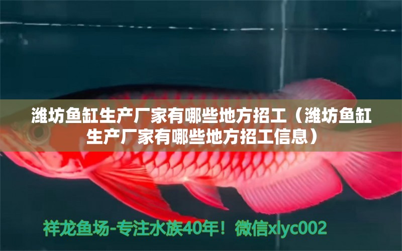 濰坊魚(yú)缸生產(chǎn)廠家有哪些地方招工（濰坊魚(yú)缸生產(chǎn)廠家有哪些地方招工信息）