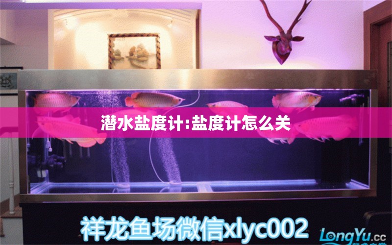 潛水鹽度計:鹽度計怎么關 廣州水族器材濾材批發(fā)市場