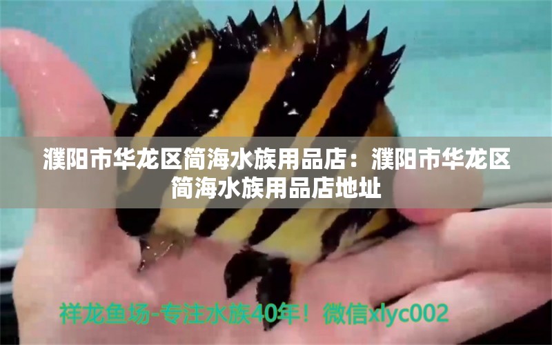 濮陽市華龍區(qū)簡海水族用品店：濮陽市華龍區(qū)簡海水族用品店地址 水族用品