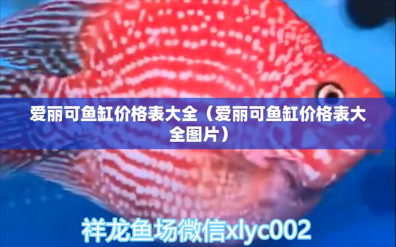 愛麗可魚缸價(jià)格表大全（愛麗可魚缸價(jià)格表大全圖片）