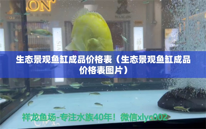 生態(tài)景觀魚缸成品價格表（生態(tài)景觀魚缸成品價格表圖片）