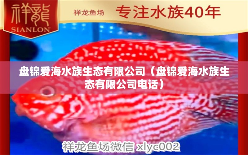 盤錦愛海水族生態(tài)有限公司（盤錦愛海水族生態(tài)有限公司電話）