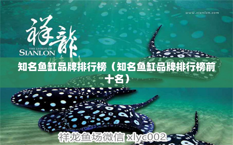 知名魚缸品牌排行榜（知名魚缸品牌排行榜前十名）