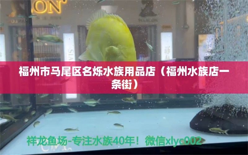 福州市馬尾區(qū)名爍水族用品店（福州水族店一條街） 水族用品