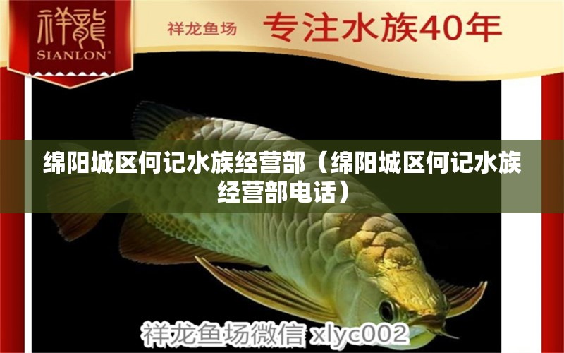 綿陽城區(qū)何記水族經(jīng)營部（綿陽城區(qū)何記水族經(jīng)營部電話） 全國水族館企業(yè)名錄