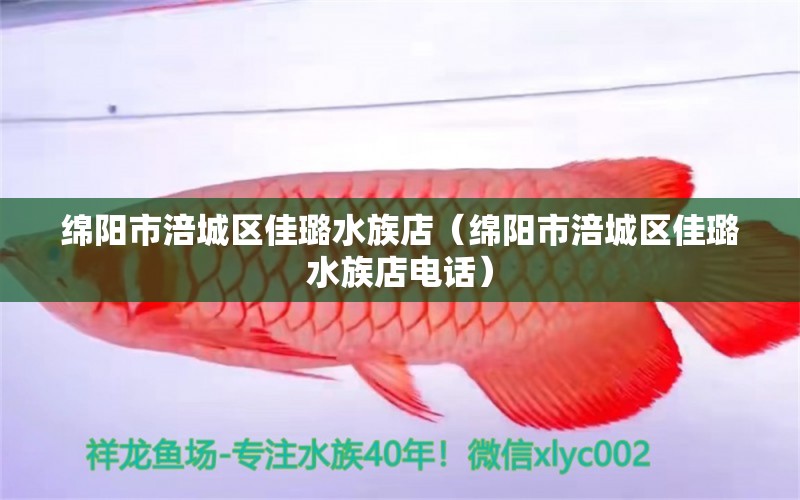 綿陽市涪城區(qū)佳璐水族店（綿陽市涪城區(qū)佳璐水族店電話）