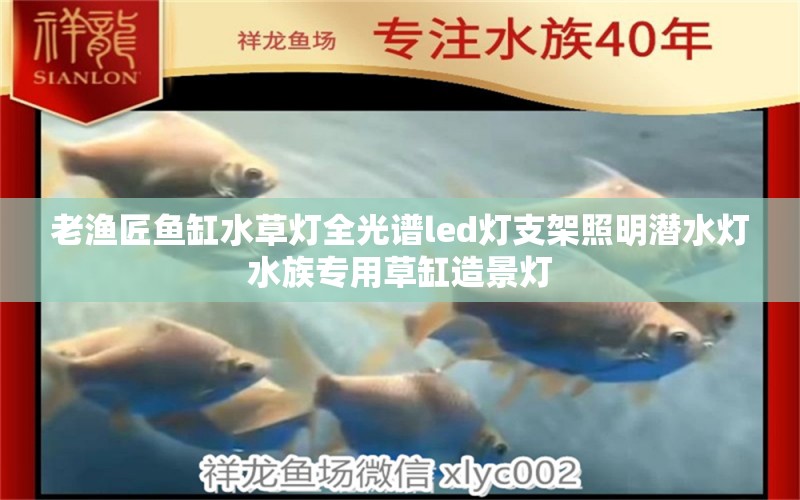 老漁匠魚缸水草燈全光譜led燈支架照明潛水燈水族專用草缸造景燈 水草 第1張