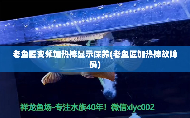 老魚匠變頻加熱棒顯示保養(yǎng)(老魚匠加熱棒故障碼) 老魚匠