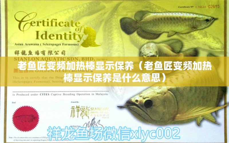 老魚匠變頻加熱棒顯示保養(yǎng)（老魚匠變頻加熱棒顯示保養(yǎng)是什么意思）