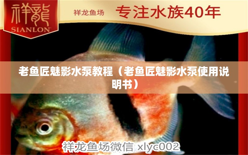 老魚匠魅影水泵教程（老魚匠魅影水泵使用說明書）