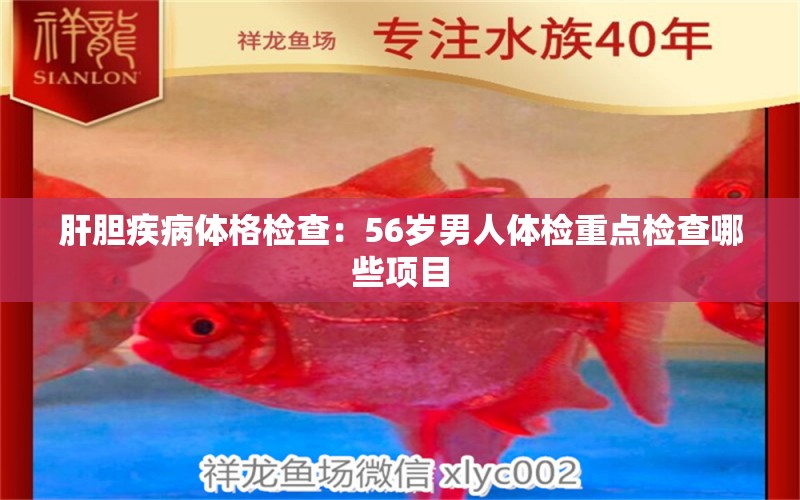 肝膽疾病體格檢查：56歲男人體檢重點檢查哪些項目