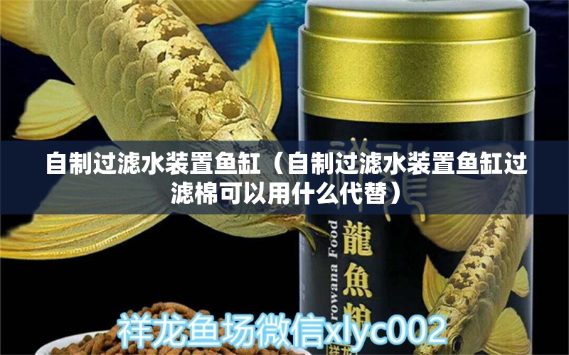 自制過濾水裝置魚缸（自制過濾水裝置魚缸過濾棉可以用什么代替）