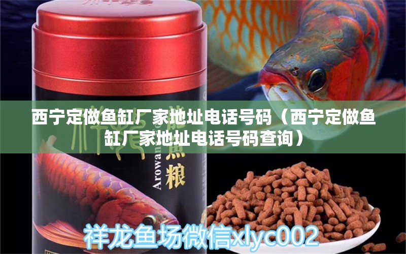 西寧定做魚缸廠家地址電話號碼（西寧定做魚缸廠家地址電話號碼查詢） 海水魚 第1張