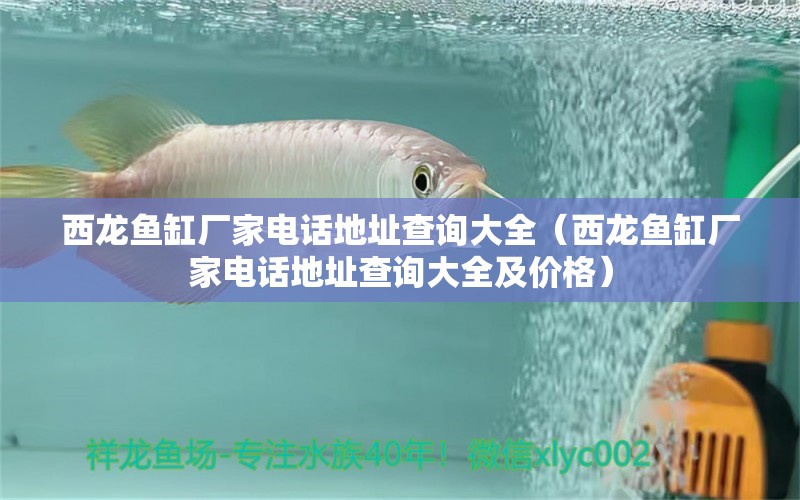 西龍魚缸廠家電話地址查詢大全（西龍魚缸廠家電話地址查詢大全及價(jià)格） 祥龍水族醫(yī)院