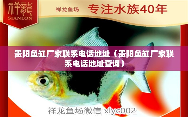 貴陽(yáng)魚(yú)缸廠家聯(lián)系電話(huà)地址（貴陽(yáng)魚(yú)缸廠家聯(lián)系電話(huà)地址查詢(xún)）