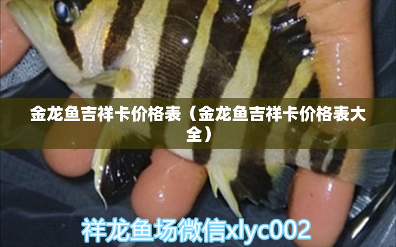 金龍魚吉祥卡價格表（金龍魚吉祥卡價格表大全） 彩鰈魚缸（彩蝶魚缸）