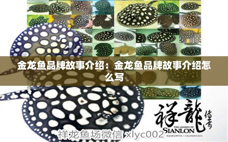 金龍魚品牌故事介紹：金龍魚品牌故事介紹怎么寫