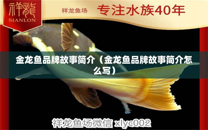 金龍魚(yú)品牌故事簡(jiǎn)介（金龍魚(yú)品牌故事簡(jiǎn)介怎么寫(xiě)）