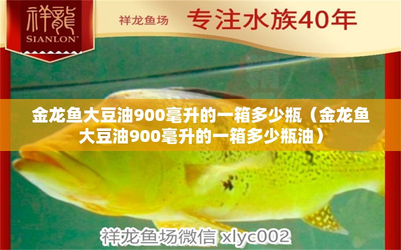 金龍魚大豆油900毫升的一箱多少瓶（金龍魚大豆油900毫升的一箱多少瓶油）