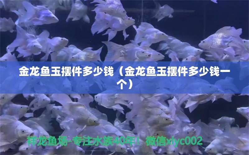 金龍魚玉擺件多少錢（金龍魚玉擺件多少錢一個(gè)）