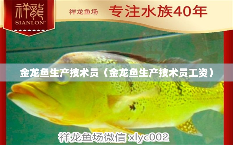 金龍魚生產(chǎn)技術(shù)員（金龍魚生產(chǎn)技術(shù)員工資） 魚缸凈水劑