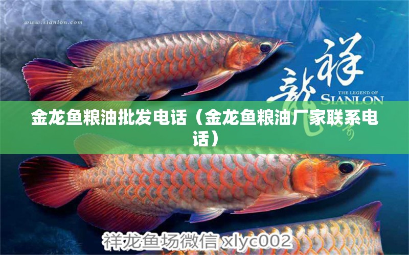 金龍魚(yú)糧油批發(fā)電話（金龍魚(yú)糧油廠家聯(lián)系電話）