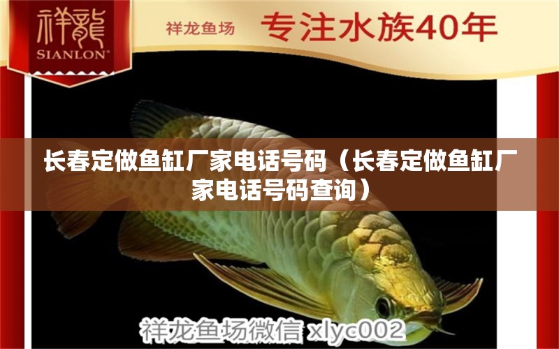 長春定做魚缸廠家電話號(hào)碼（長春定做魚缸廠家電話號(hào)碼查詢） 其他品牌魚缸