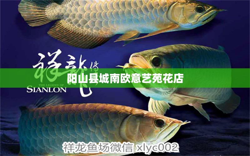 陽(yáng)山縣城南歐意藝苑花店 全國(guó)水族館企業(yè)名錄