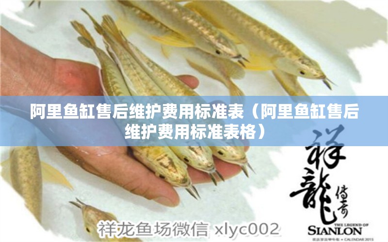 阿里魚(yú)缸售后維護(hù)費(fèi)用標(biāo)準(zhǔn)表（阿里魚(yú)缸售后維護(hù)費(fèi)用標(biāo)準(zhǔn)表格）