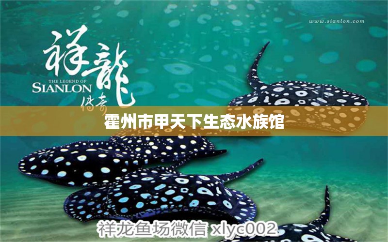 霍州市甲天下生態(tài)水族館