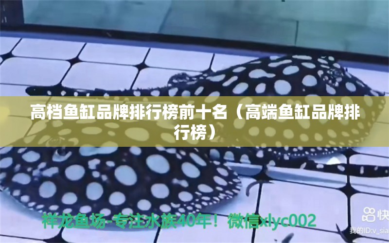 高檔魚缸品牌排行榜前十名（高端魚缸品牌排行榜）