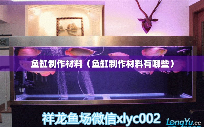 魚缸制作材料（魚缸制作材料有哪些） 2024第28屆中國(guó)國(guó)際寵物水族展覽會(huì)CIPS（長(zhǎng)城寵物展2024 CIPS）