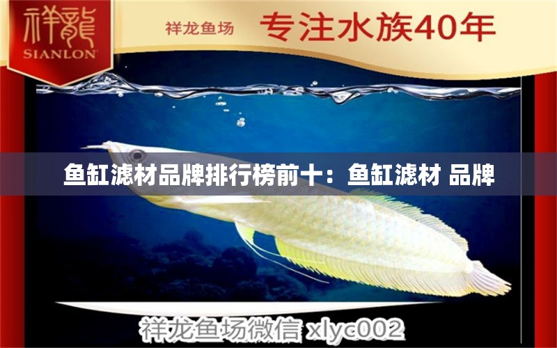 魚缸濾材品牌排行榜前十：魚缸濾材 品牌